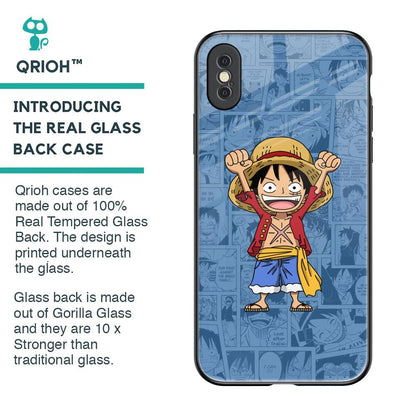 Chubby Anime Glass Case for iPhone XS Max