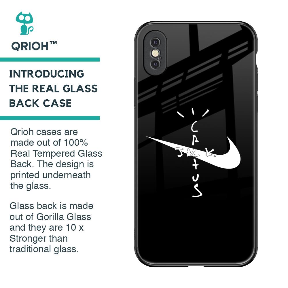 Jack Cactus Glass Case for iPhone XS Max