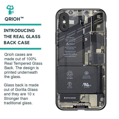 Skeleton Inside Glass Case for iPhone XS Max