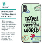 Travel Stamps Glass Case for iPhone XS Max