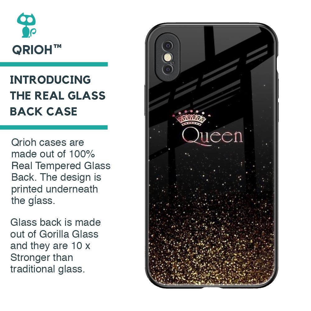 I Am The Queen Glass Case for iPhone XS Max