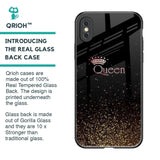 I Am The Queen Glass Case for iPhone XS Max