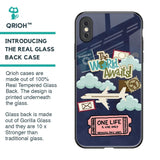 Tour The World Glass Case For iPhone XS Max