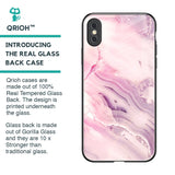 Diamond Pink Gradient Glass Case For iPhone XS Max