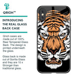 Angry Tiger Glass Case For iPhone XS Max