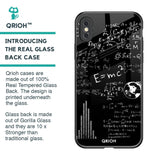 Funny Math Glass Case for iPhone XS Max