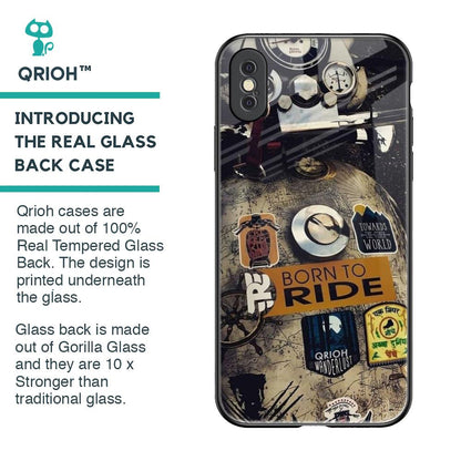 Ride Mode On Glass Case for iPhone XS Max