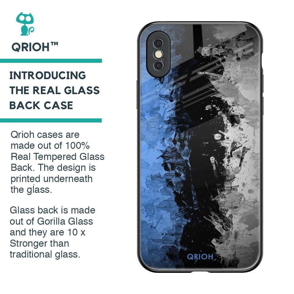 Dark Grunge Glass Case for iPhone XS Max