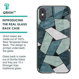 Abstact Tiles Glass Case for iPhone XS Max