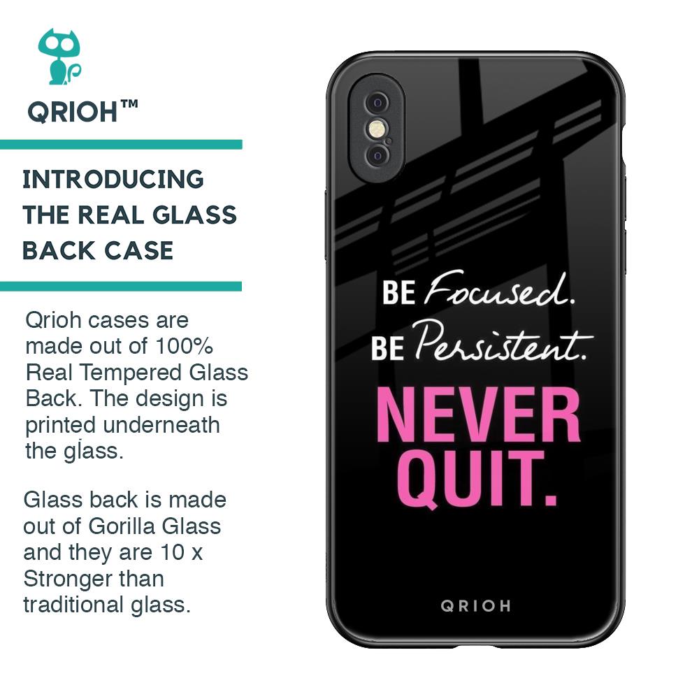Be Focused Glass Case for iPhone XS Max