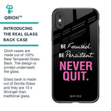 Be Focused Glass Case for iPhone XS Max