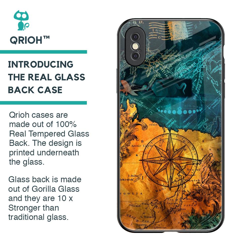 Architecture Map Glass Case for iPhone XS Max