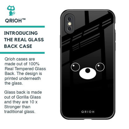 Cute Bear Glass Case for iPhone XS Max