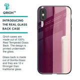 Brush Stroke Art Glass Case for iPhone XS Max
