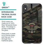 Army Warrior Glass Case for iPhone XS Max