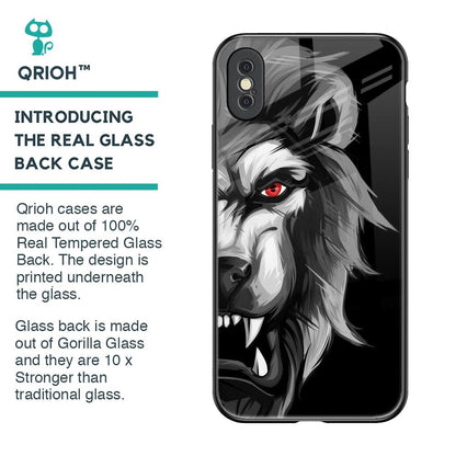 Wild Lion Glass Case for iPhone XS Max