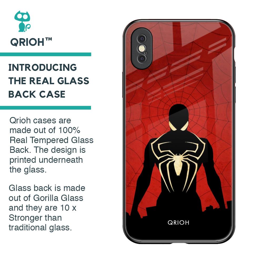 Mighty Superhero Glass Case For iPhone XS Max
