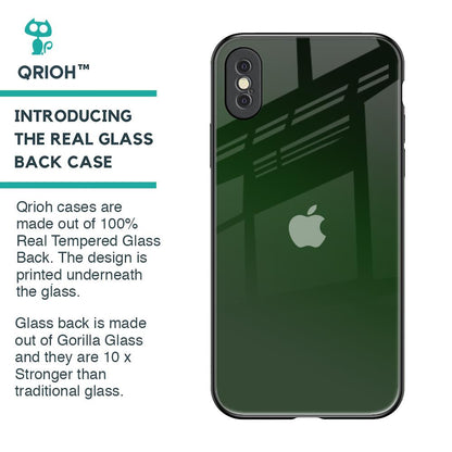 Deep Forest Glass Case for iPhone XS Max
