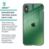 Green Grunge Texture Glass Case for iPhone XS Max