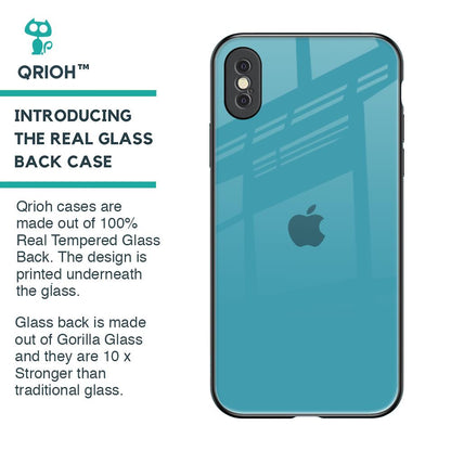 Oceanic Turquiose Glass Case for iPhone XS Max