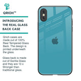 Oceanic Turquiose Glass Case for iPhone XS Max