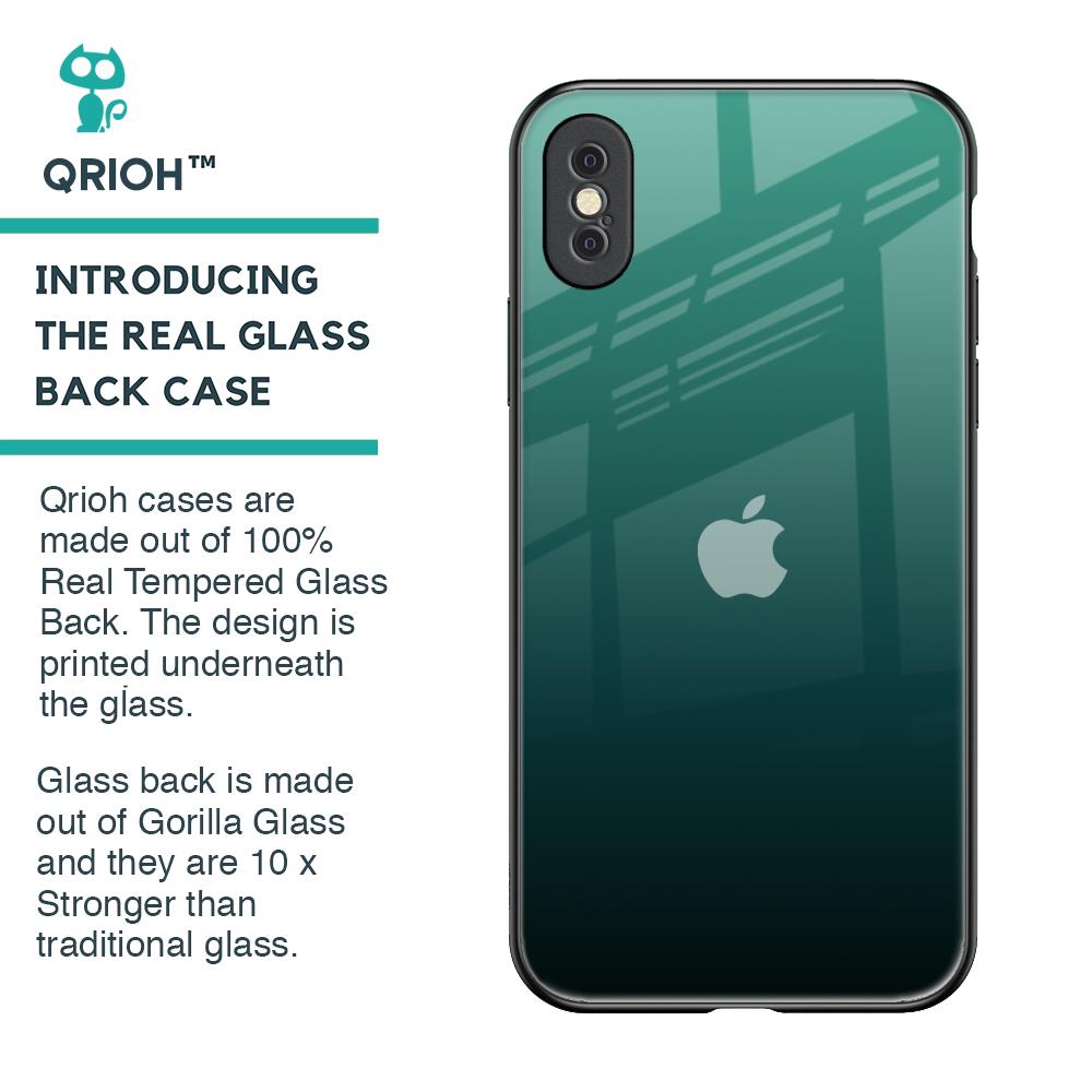 Palm Green Glass Case For iPhone XS Max