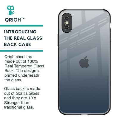 Smokey Grey Color Glass Case For iPhone XS Max