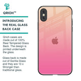 Pastel Pink Gradient Glass Case For iPhone XS Max