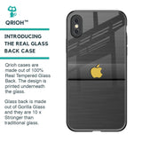 Grey Metallic Glass Case For iPhone XS Max