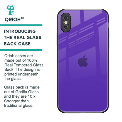 Amethyst Purple Glass Case for iPhone XS Max