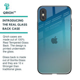 Sea Theme Gradient Glass Case for iPhone XS Max