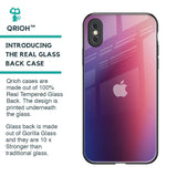 Multi Shaded Gradient Glass Case for iPhone XS Max