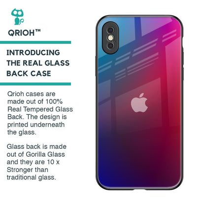 Magical Color Shade Glass Case for iPhone XS Max