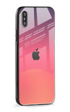 Sunset Orange Glass Case for iPhone XS Max