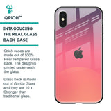 Sunset Orange Glass Case for iPhone XS Max