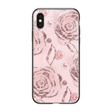 Shimmer Roses iPhone XS Max Glass Cases & Covers Online