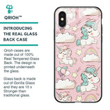 Balloon Unicorn Glass case for iPhone XS Max