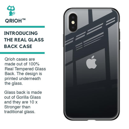 Stone Grey Glass Case For iPhone XS Max