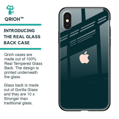 Hunter Green Glass Case For iPhone XS Max
