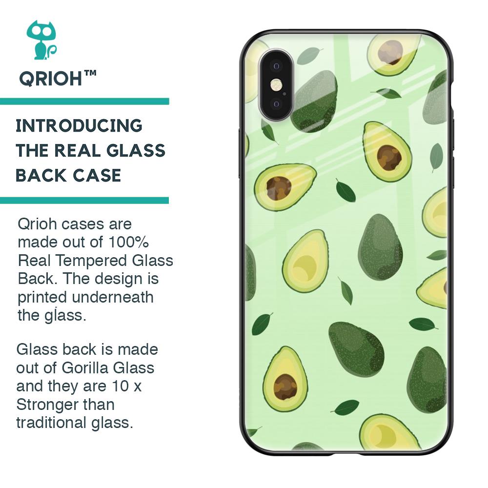 Pears Green Glass Case For iPhone XS Max