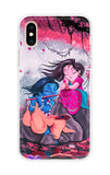 Radha Krishna Art iPhone XS Max Back Cover