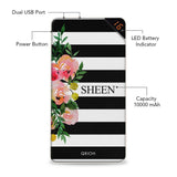 Exquisite Flowers Customized Power Bank