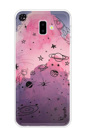 Space Doodles Art Samsung J6 Plus Back Cover