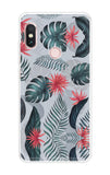 Retro Floral Leaf Xiaomi Redmi Note 6 Pro Back Cover