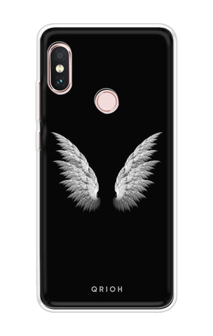 White Angel Wings Xiaomi Redmi Note 6 Pro Back Cover