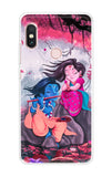 Radha Krishna Art Xiaomi Redmi Note 6 Pro Back Cover