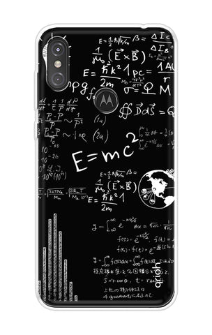 Equation Doodle Motorola One Power Back Cover