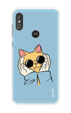 Attitude Cat Motorola One Power Back Cover