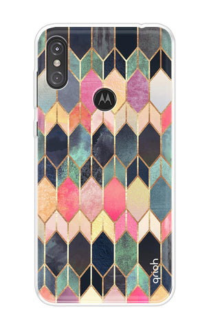Shimmery Pattern Motorola One Power Back Cover