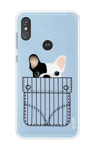 Cute Dog Motorola One Power Back Cover